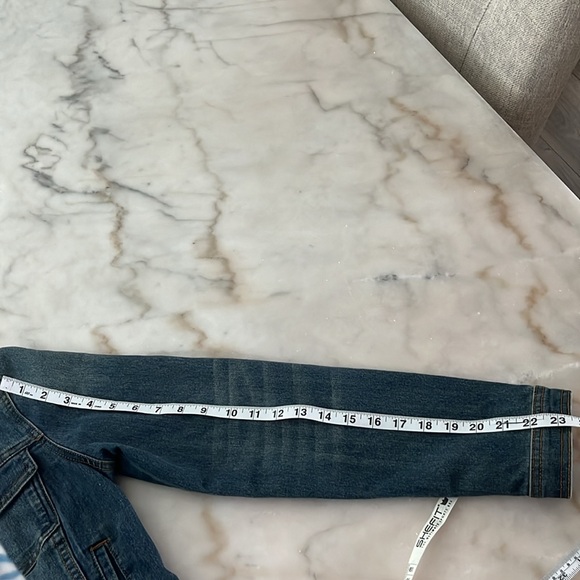 JUSTFAB MD Denim Blue Jean Jacket Sz M - Picture 4 of 15